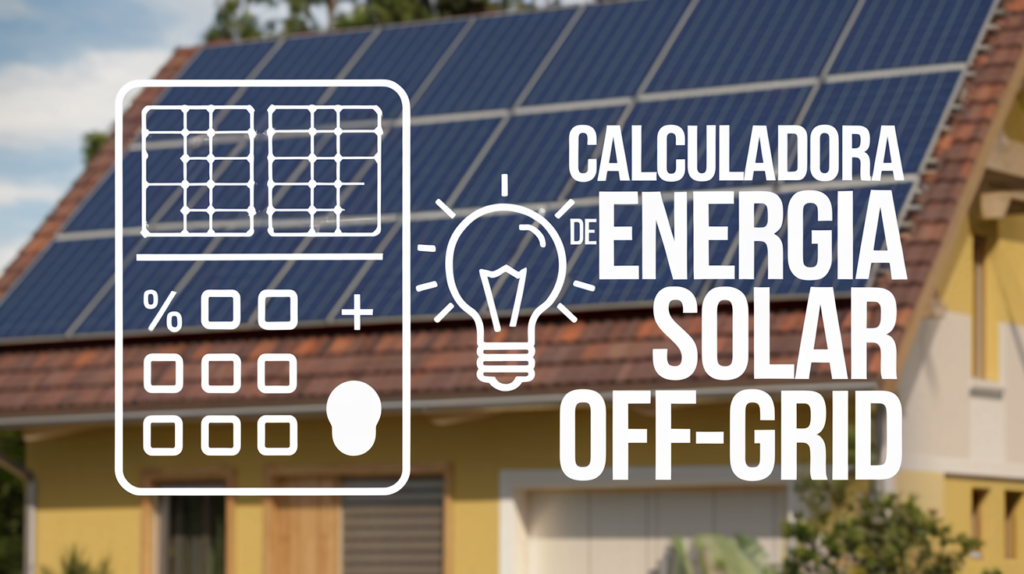 Calculadora de Energia Solar Off-Grid Estime Seu Consumo e Economize na Sua Conta de Luz