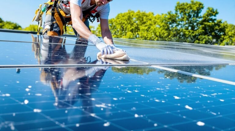 solar panel cleaning tips